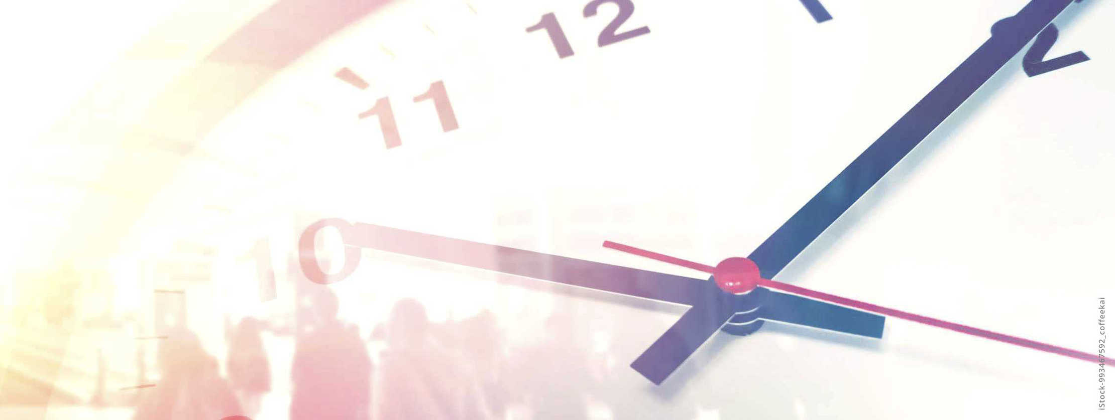 MS und ich: Das Bild zeigt den Ziffernteil 10 bis 2 Uhr