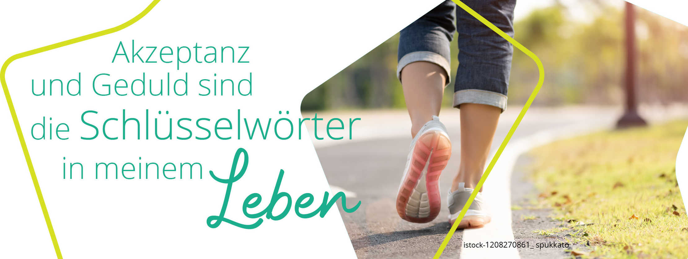 MS und ich: Spruch: Akzeptanz und Geduld sind die Schlüsselwörter in meinem Leben