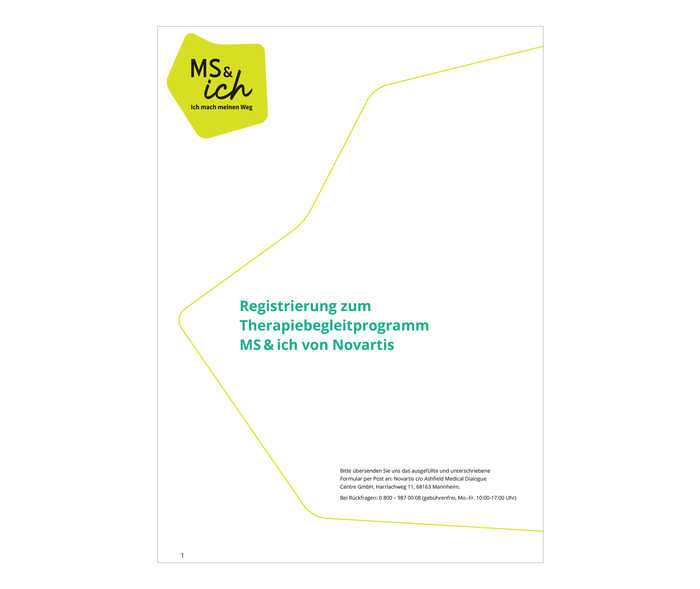 MS & ich: Teaserbild für die Registrierung für das Therapieprogramm MS & ich Teaserbild für die Registrierung für das Therapieprogramm MS & ich