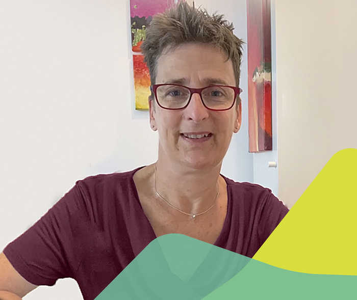 MS&ich: Patienten berichten Patientin Katja lächelt in die Kamera