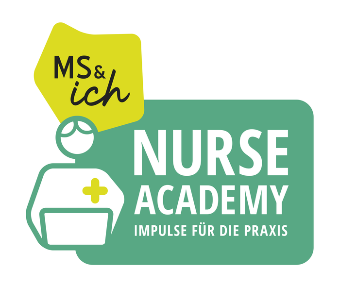 Das Bild zeigt einen Text "NURSE ACADEMY IMPULSE FÜR DIE PRAXIS"