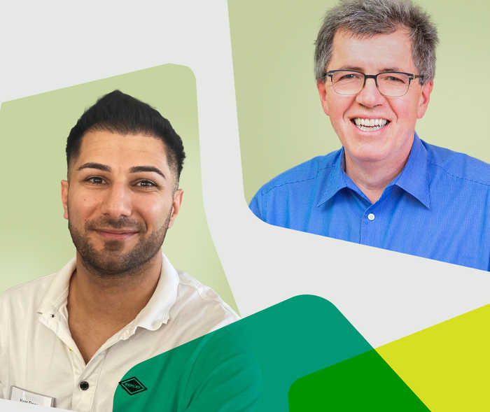 Die MS-Experten Tahin Dogan und Dr. med. Ulrich Kausch.