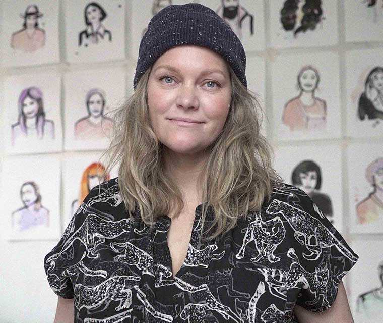 Multiple Sklerose: Portrait der Künstlerin Ina Cierniak