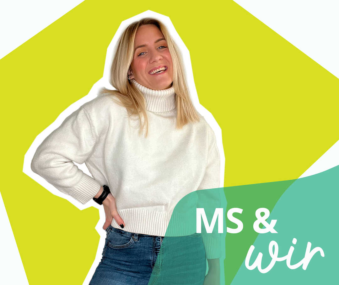 MS&ich: Patienten berichten Patientin Louisa lacht in die Kamera