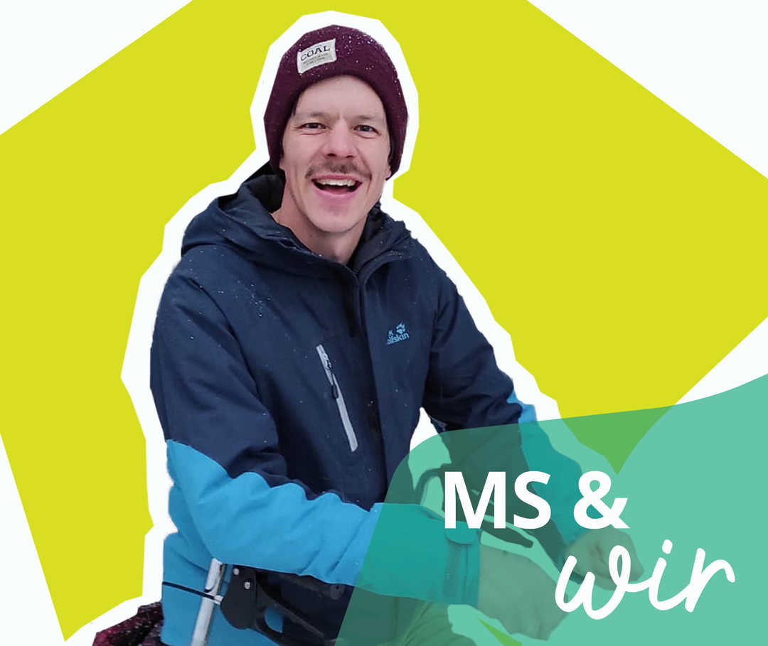 MS&ich: Patienten berichten Patient Ricky lacht in die Kamera