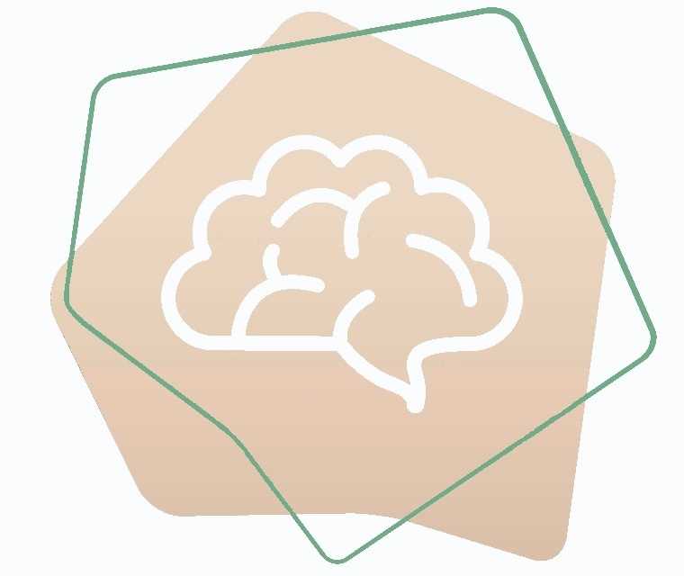 Icon von einem Gehirn