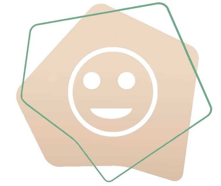 Icon von einem lächelnden Smiley